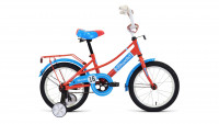 Велосипед FORWARD AZURE 16 (16" 1 ск.) 2020-2021, коралловый/голубой, 1BKW1K1C1004