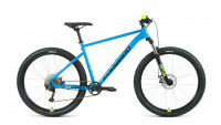 Велосипед FORWARD SPORTING 27,5 XX (27,5" 9 ск. рост 19") 2020-2021, синий/желтый