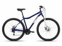 Велосипед ALTAIR MTB HT 29 2.0 D (29" 21 ск. рост. 19") 2022, темно-синий/серебристый