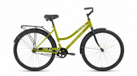 Велосипед ALTAIR CITY 28 LOW (28" 1 ск. рост. 19") 2023, зеленый/черный